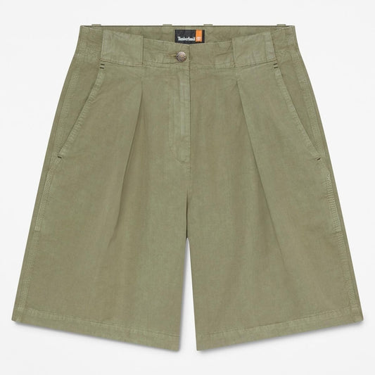 Women’s Cotton-Linen Bermuda Short (Cassel Earth)