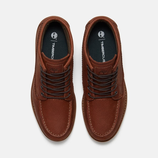 Men’s Britton Mills Mid Chukka Boot (Rust Full Grain)