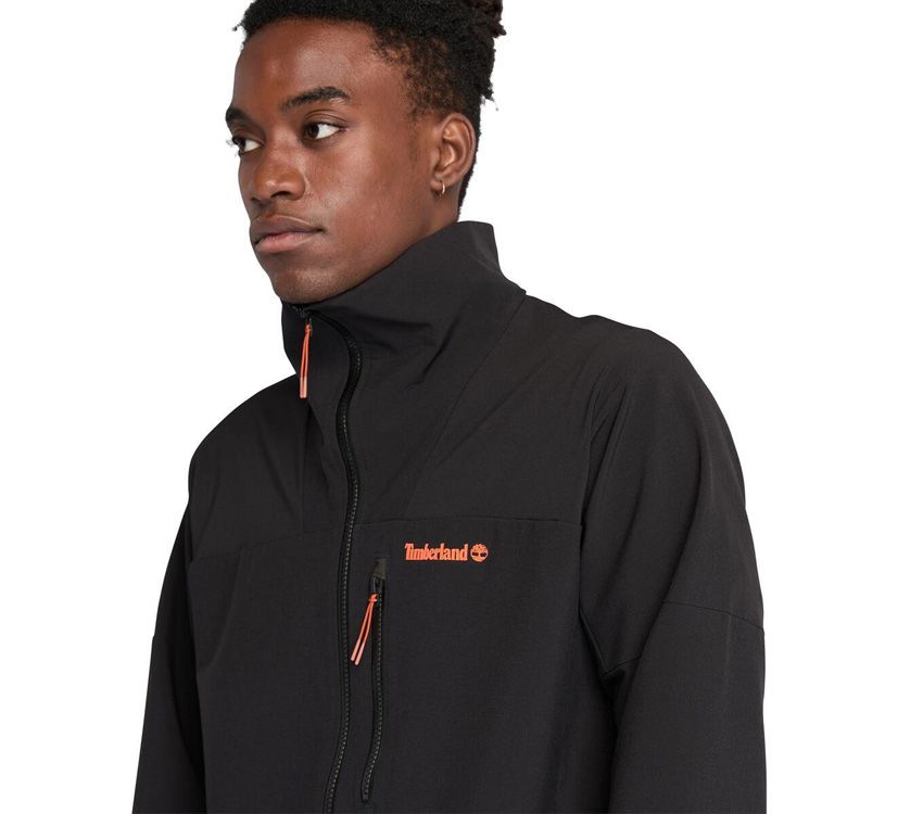 Men's Durable Water-Repellent (DWR) Softshell Jacket (Black)