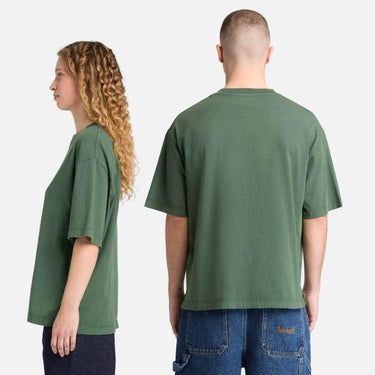 Men's Wide-Size Embroidered Logo T-Shirt