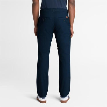 Men's Poplin Casual Trousers (Dark Sapphire)